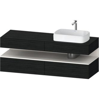 Duravit Qatego Consola Mueble Bajo Lavabo, 2 Extensiones, 2 - Duravit