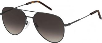 Tommy Hilfiger Mens TH-2111-G-S-SVK TH 2111 60 G SVK Sunglasses - Grey - One Size