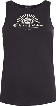 Protest Kurzarmshirt PROTEST SINGLET PRTKUHLI, Damen, Gr. XL, schwarz (true schwarz), Obermaterial: 100% Baumwolle CO., Shirts Kurzarmshirt