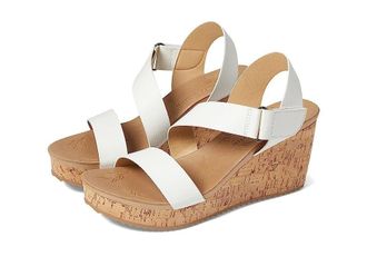 Chinese Laundry CL By Laundry Kingly Sandals Womens White Round Toe Wedge Heel JOBB578