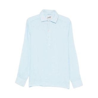 MC2 Saint Barth Polo Shirts, male, Blue, Size: 2XL Raphael Polo Long