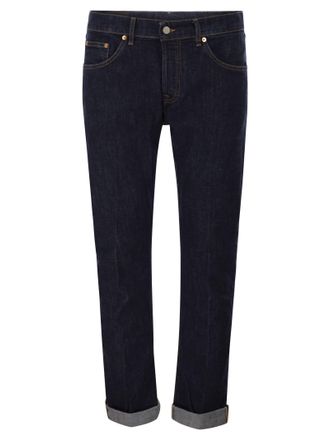 Dondup Icon Denim-Hose mit f&uuml;nf Taschen