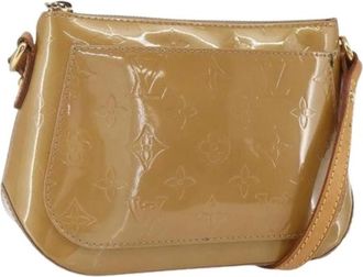 Louis Vuitton Pre-owned Vintage Schoudertas - Dames - Vintage Schoudertas - Beige - ONE Size - Leer - Vintage