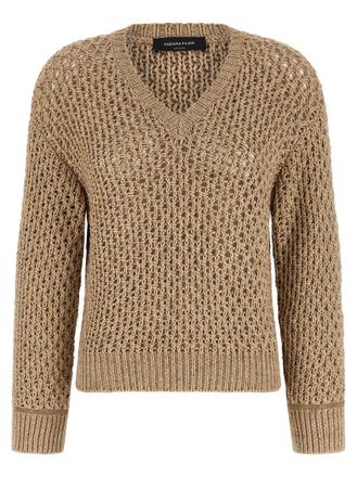 Fabiana Filippi Brown Moulin Wool Sweater