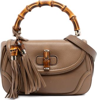 Gucci Pre-owned Gucci Medium Calfskin New Bamboo Top Handle Bag Ladies FQT4XM813LUZ3VQO