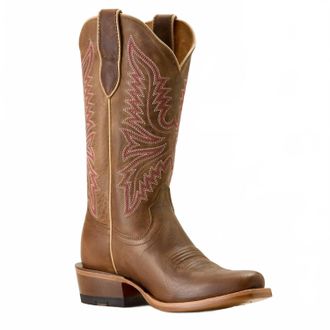 Ariat Womens Futurity Flash K Toe Western Boots In Totally Tan
