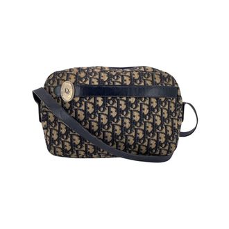 Dior Pre-owned Womens Vintage Cloth Shoulder Bag Diorissimo - Blue Cotton - One Size