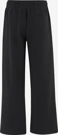 Casablanca Mens Cotton Pants With Logo Black Organic Trousers