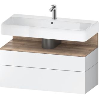 Duravit Qatego Mueble Bajo Lavabo, 1 Extra&iacute;ble Y 1 Caj&oacute;n, - Duravit