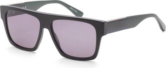 Lacoste Mens 57mm Black Sunglasses