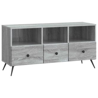 vidaXL Mueble De Tv Con Caj&oacute;n Gris Sonoma 102 X 34,5 X 50 Cm Vidaxl