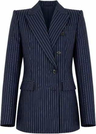 Pinko Pinko, Jassen, Dames, Blauw, XS, New Amalfi Blazer