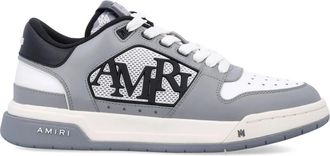 Amiri Klassieke Lage Leren Sneakers - Heren - Sneakers - Grijs - 44 EU - Leer - Schoenen