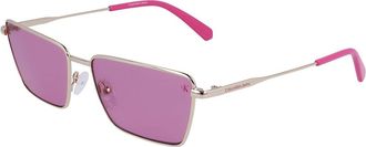 Calvin Klein Jeans CKJ22217S 719 Mens Sunglasses Gold Size 58