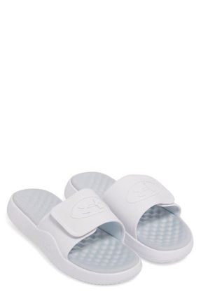 Under Armour Ignite Pro 8 Slide Sandal in 101 White at Nordstrom, Size 18