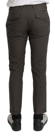 Dolce & Gabbana Brown Casual Mens Trouser Cotton Pants