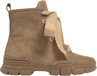 L37 Onderscheidende Modieuze Schoenen en Accessoires - Dames - Veterlaarzen - Beige - 36 EU - Schoenen