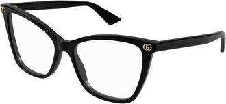 Gucci Cat-eye Optisch Montuur - Dames - Brillen - Zwart - 55 MM - Accessoires
