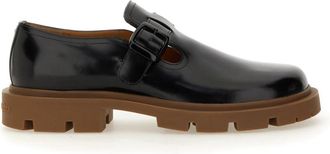 Maison Margiela Monk Sandal - Heren - Loafers - Zwart - 40 EU - Leer - Schoenen