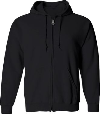 Generic Mens Hoodies Zip Up Long Sleeve - Fleece Hooded Sweatshirt for Men with Pockets - Graphite Heather - Medium
