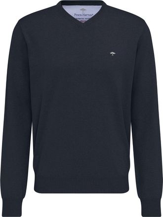 Fynch-Hatton Fynch-Hatton Mens Pullover, V-Neck Jumper, Blue (Navy 690), XXX-Large