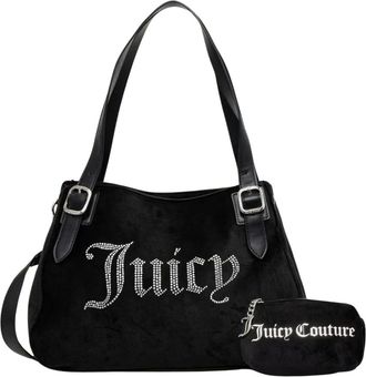 Juicy Couture Kimberly M Shopper - Dames - Tassen - Zwart - Maat: ONE Size Velours