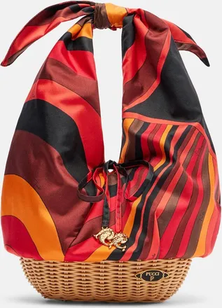 Pucci Picnic Iride silk top-handle bag