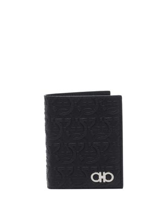 Ferragamo Black Gancini Wallet