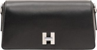 Hogan Rectangular Flap Shoulder Bag - Dames - Schoudertassen - Zwart - ONE Size - Tassen