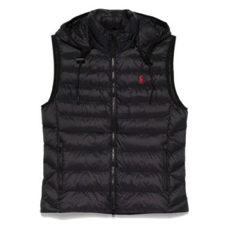 Ralph Lauren Vests, female, Black, Size: M Gilet