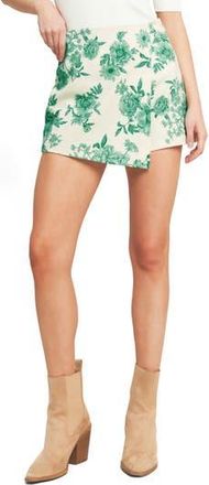 Flying Tomato Printed Woven Skort in Ivory Jade at Nordstrom Rack, Size Medium