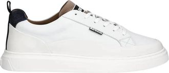 Barbour Stannington Sneaker - Heren - Sneakers - Wit - 46 EU - Leer - Schoenen