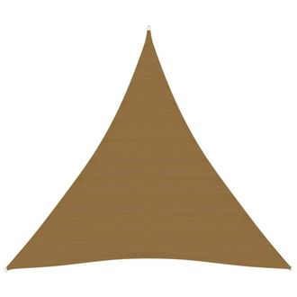 Berkfield Home Sunshade Sail 160 g/m &sup2; Taupe 3x3x3 m HDPE in Beige