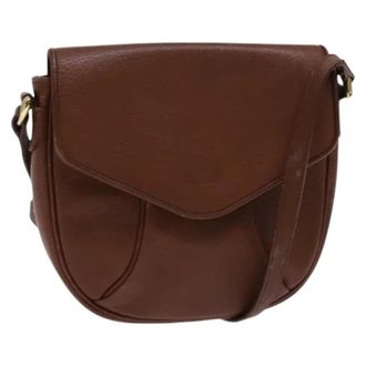 Burberry Pre-owned Vintage Schoudertas - Dames - Pre-owned - Bruin - Maat: ONE Size Leer