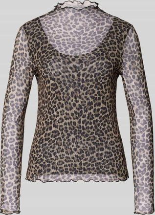 Zero Longsleeve mit Stehkragen in BLACK, Gr&ouml;&szlig;e 36