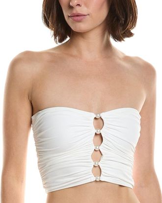 Carmen Marc Valvo Bandeau Draped Top
