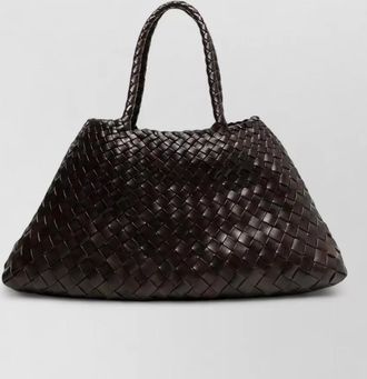 Dragon Diffusion woven shoulder tote bag top handles
