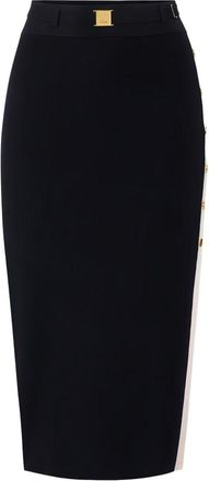 Elisabetta Franchi Knitted Midi Skirt