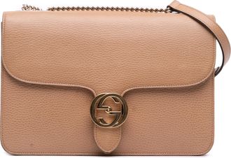 Gucci Pre-owned Womens Bag Shoulder Chain - Tan Leather - One Size