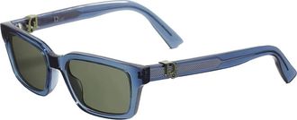 Dior Oblique S5I Zonnebril - Heren - Accessoires - Blauw - Maat: 53 MM