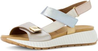 Gabor Plateau Sandaal - Dames - Schoenen - Veelkleurig - Maat: 39 EU Leer