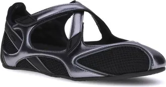 The Attico Nomad Ballet Flat - Black