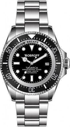 Bobroff BF0001 Mens Watch - Silver Silver Steel - One Size