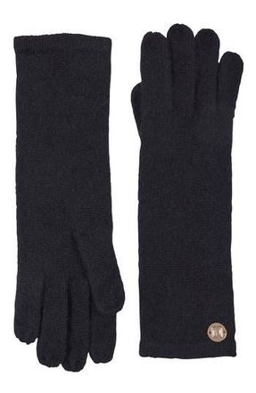 Bruno Magli Cashmere Jersey Knit Gloves in Black at Nordstrom Rack