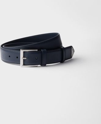 Prada Saffiano leather belt