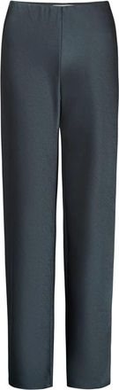 Vince Straight Trousers, female, Green, Size: M Fluid Satin Bias Pant