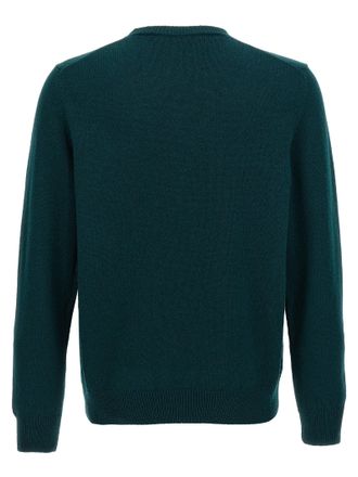 Zanone Virgin Wool Crewneck Sweater - Teal