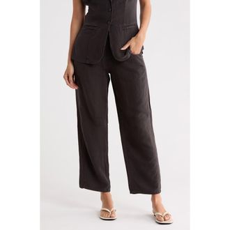 Young Fabulous & Broke Barret Barrel Pants in Black Olive Pigment at Nordstrom Rack, Size X-Small