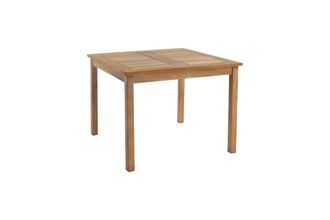 Concept Usine Mesa de jard&iacute;n de teca cuadrada