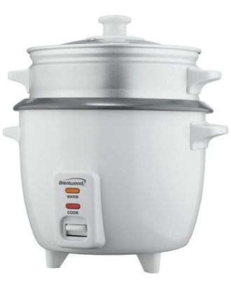 Brentwood 10-Cup Rice Cooker & Food Steamer